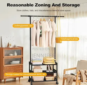 Metal 3-in-1 Garment Rack