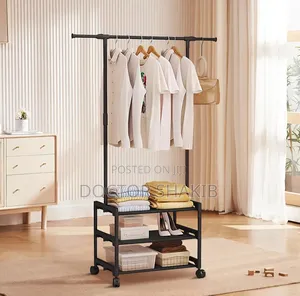 Metal 3-in-1 Garment Rack