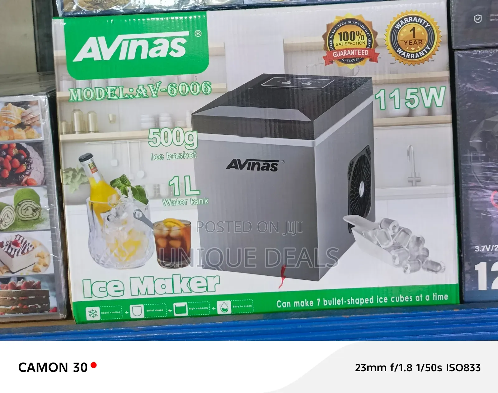 Avinas Model Av-6006 Portable Ice Maker