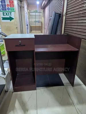Cherry Brown Reception Table