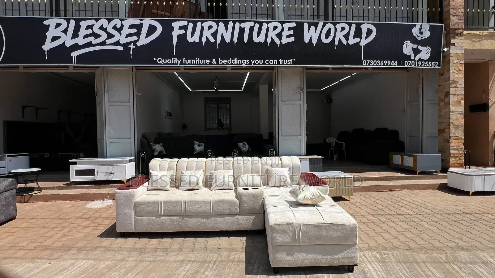 L Sofa Set
