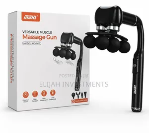 MDHL Deep Tissue Massage Gun – 10 Heads Portable Body Massager