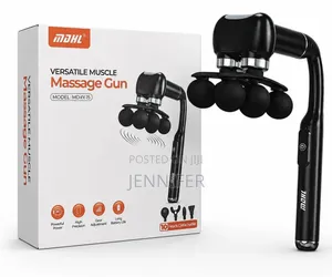 MDHL Deep Tissue Massage Gun – 10 Heads Portable Body Massager