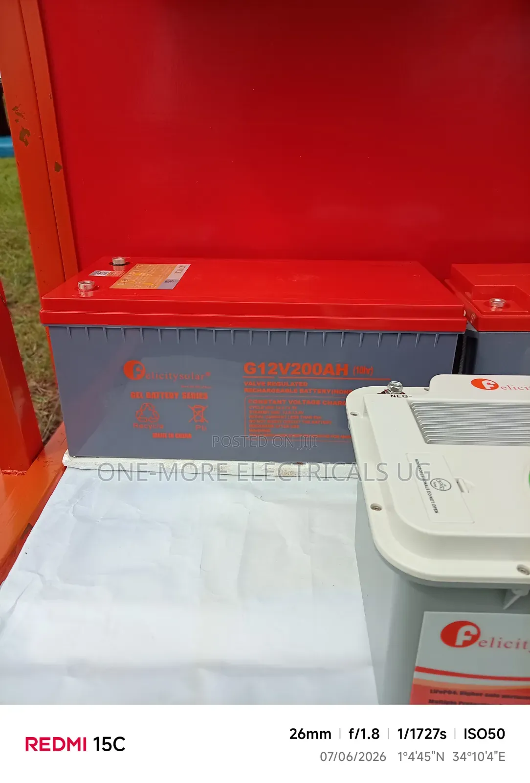 Felicity Gel Battery 200ah/12volts
