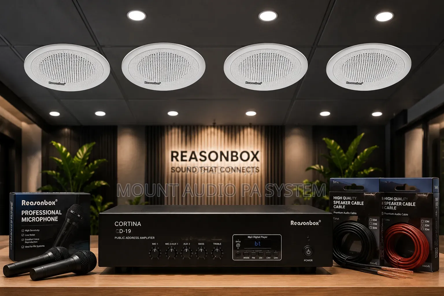 Ceiling Speakers( Reasonbox) Public Address System