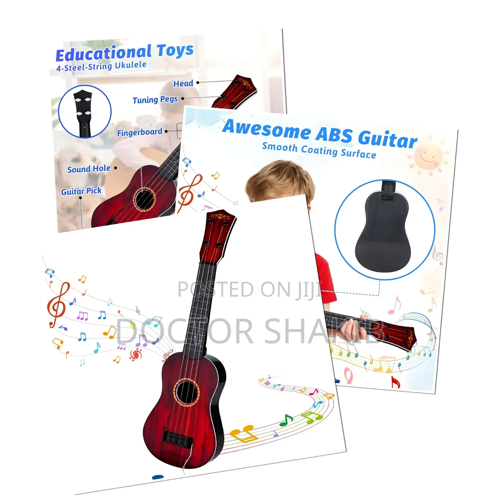 Kids 4 Strings Mini Guitar