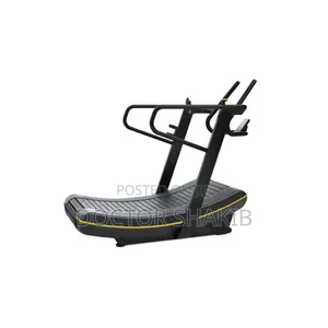 Non-Motorized, Self-Powered Curved Treadmill