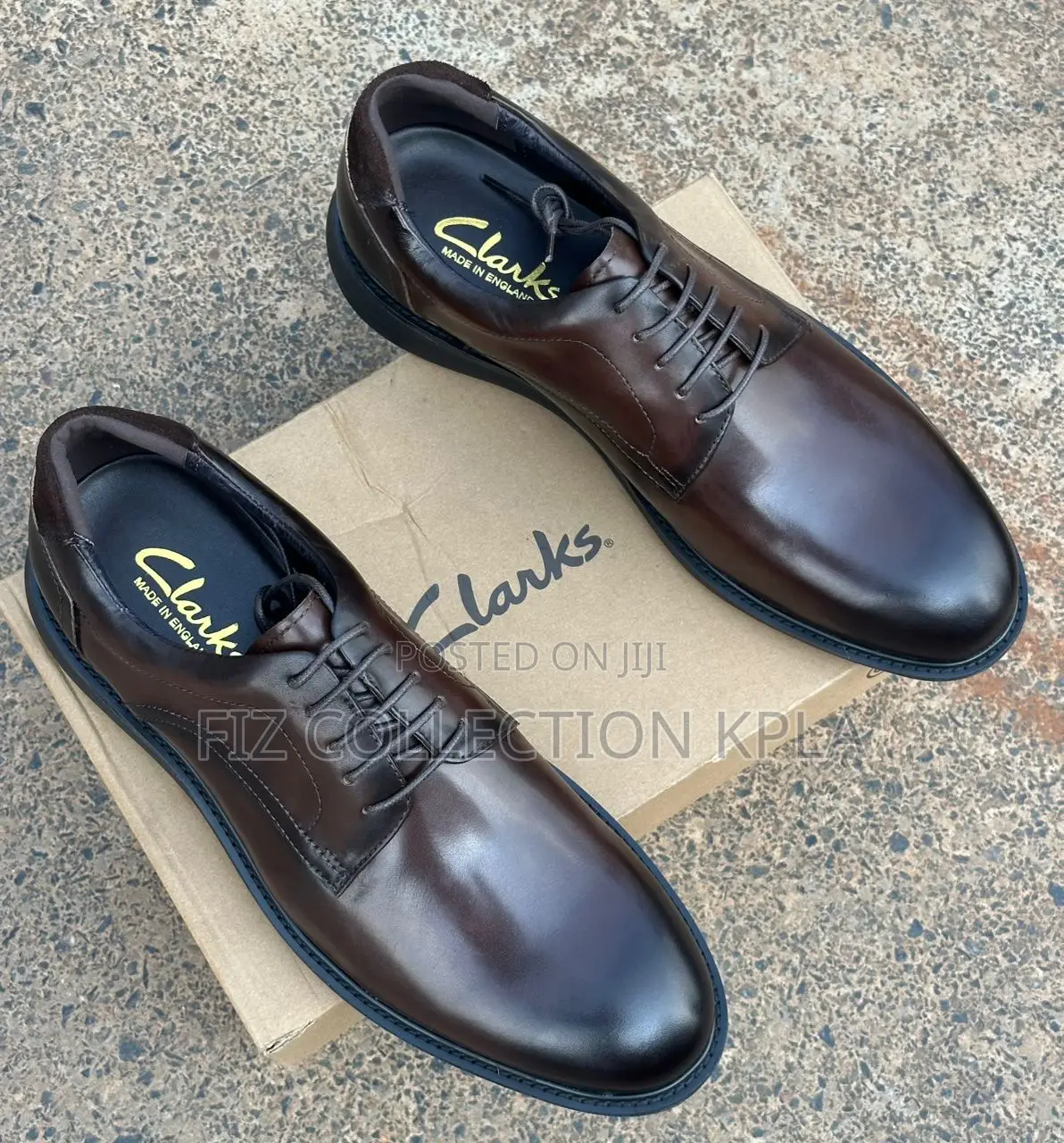 Clarks Executive Brown Leather