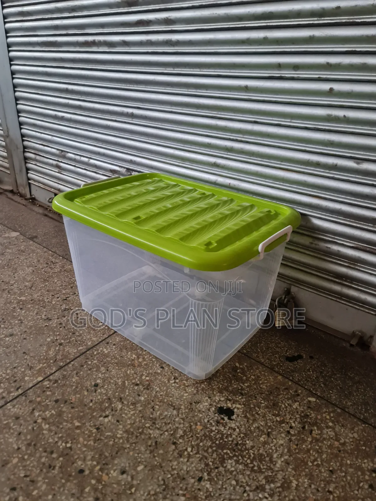 Versatile Transparent 110litres Plastic Storage Boxes