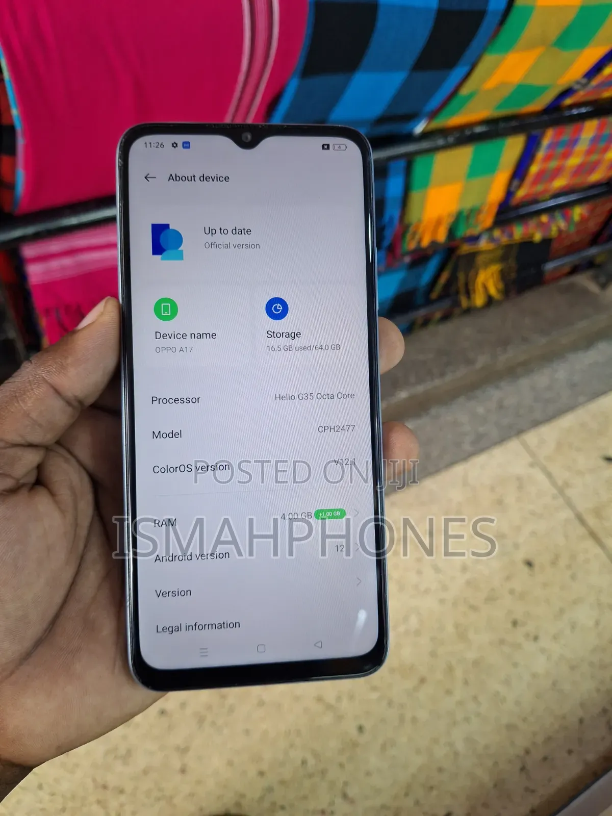 Oppo A17 64 GB Blue