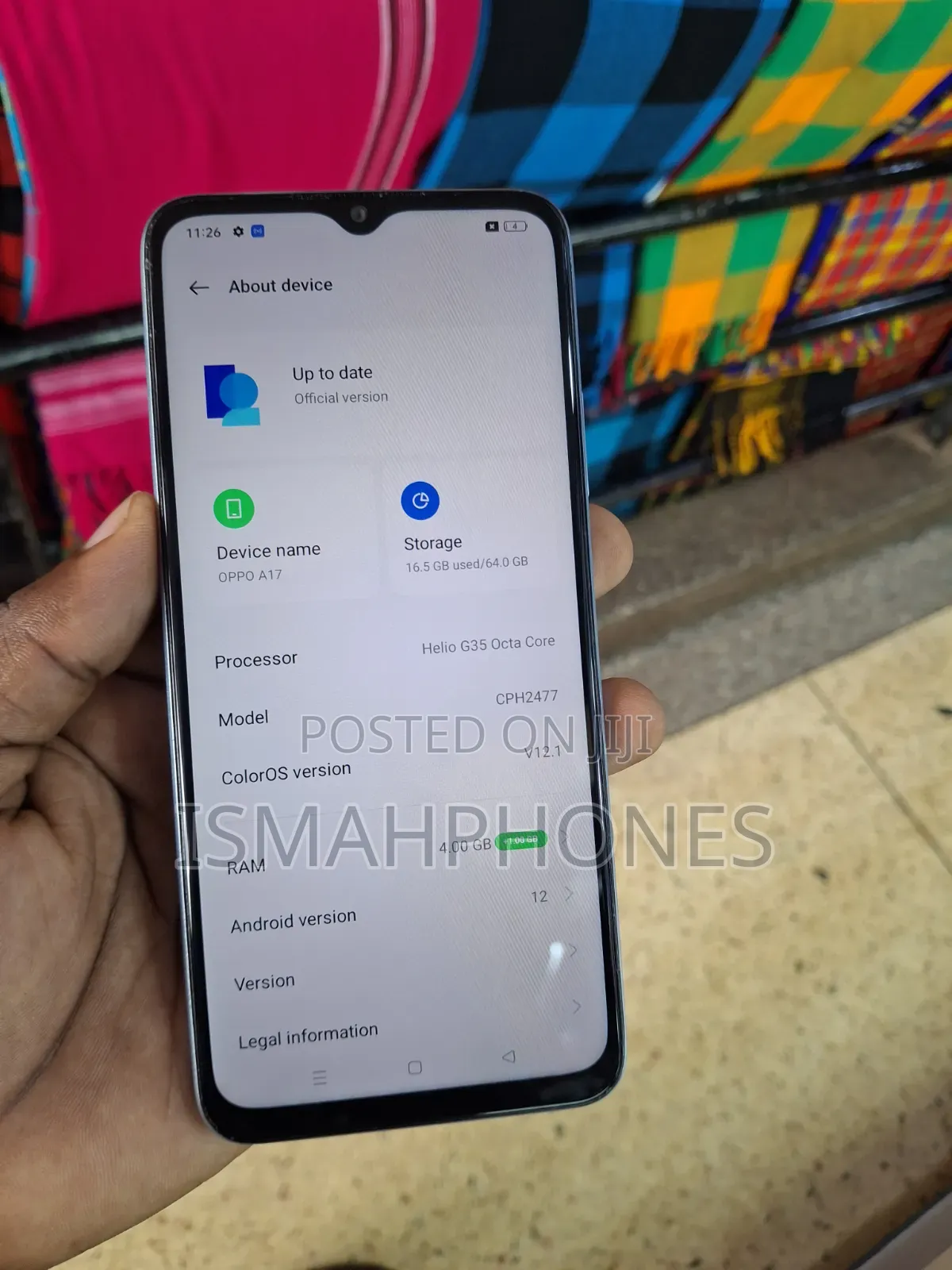 Oppo A17 64 GB Blue