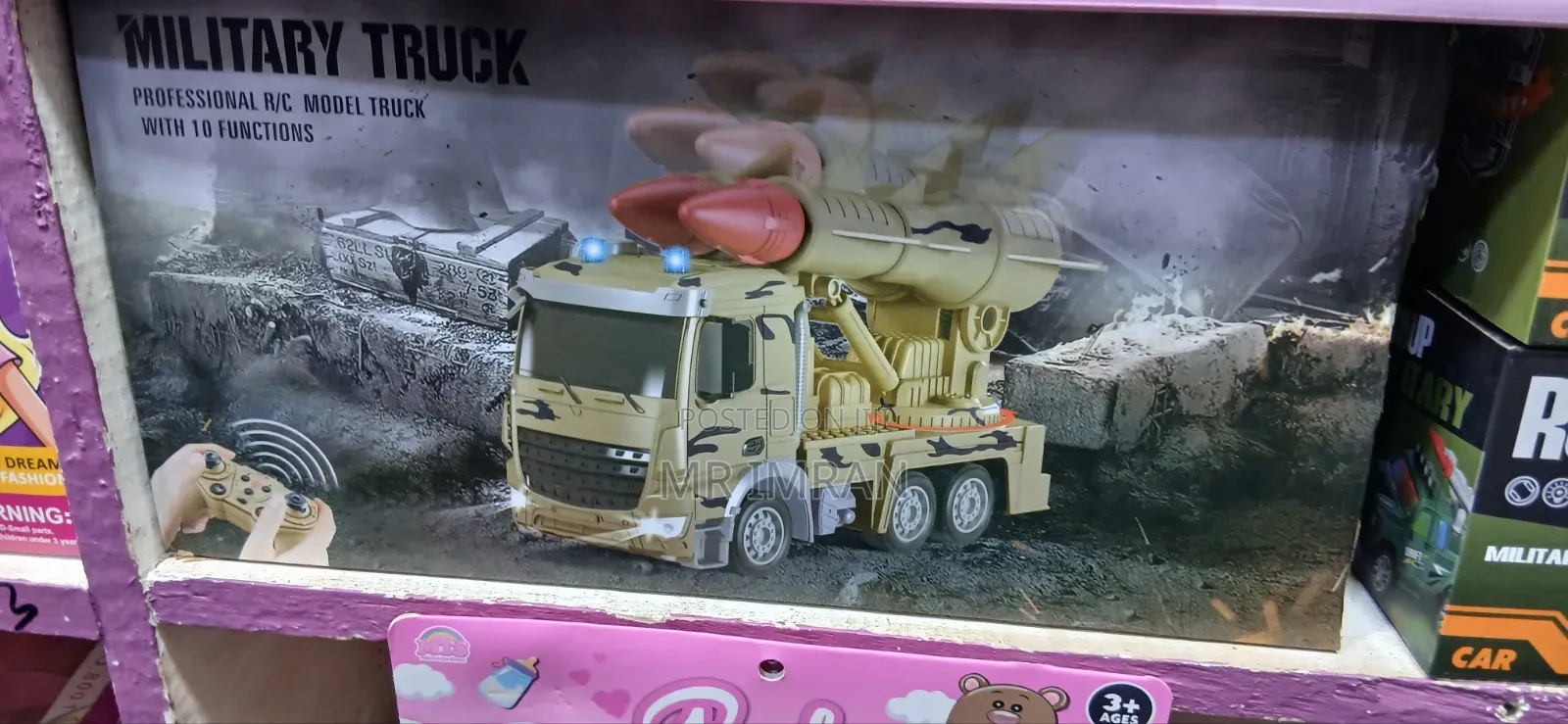 Remote-Controlled Military Missile Truck