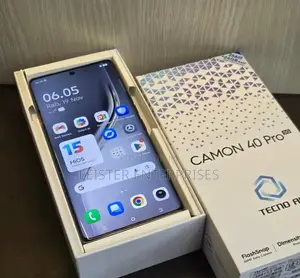 New Tecno Camon 40 Pro 5G 256 GB Black