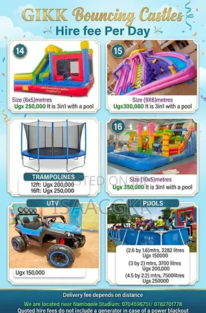 Bouncing Castles for Hire