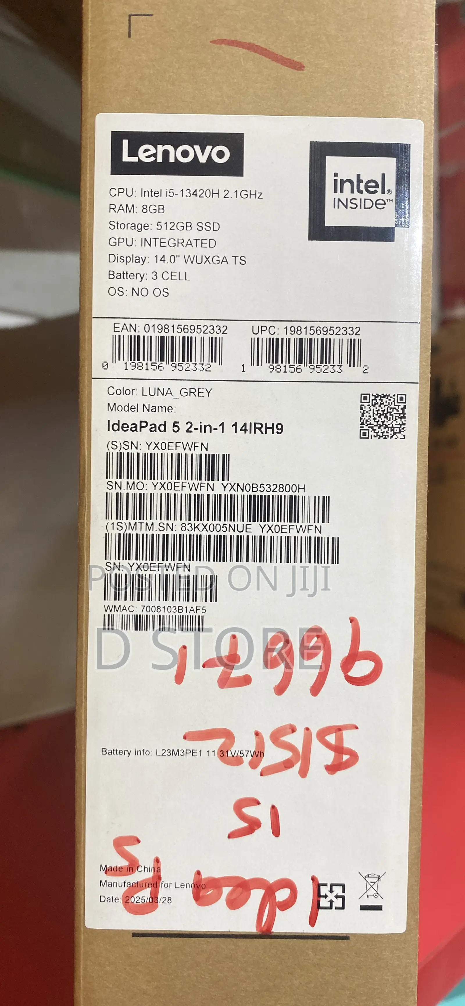 New Laptop Lenovo Flex 2 8GB Intel Core i5 SSD 512GB
