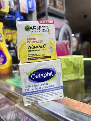 Garnier and Cetaphil Serum Creams