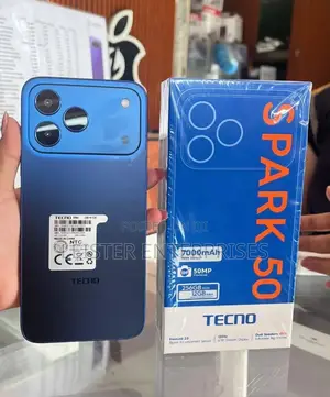 New Tecno Spark 50 128 GB Blue