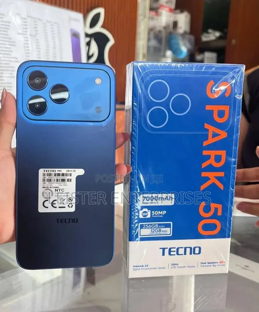 New Tecno Spark 50 128 GB Blue