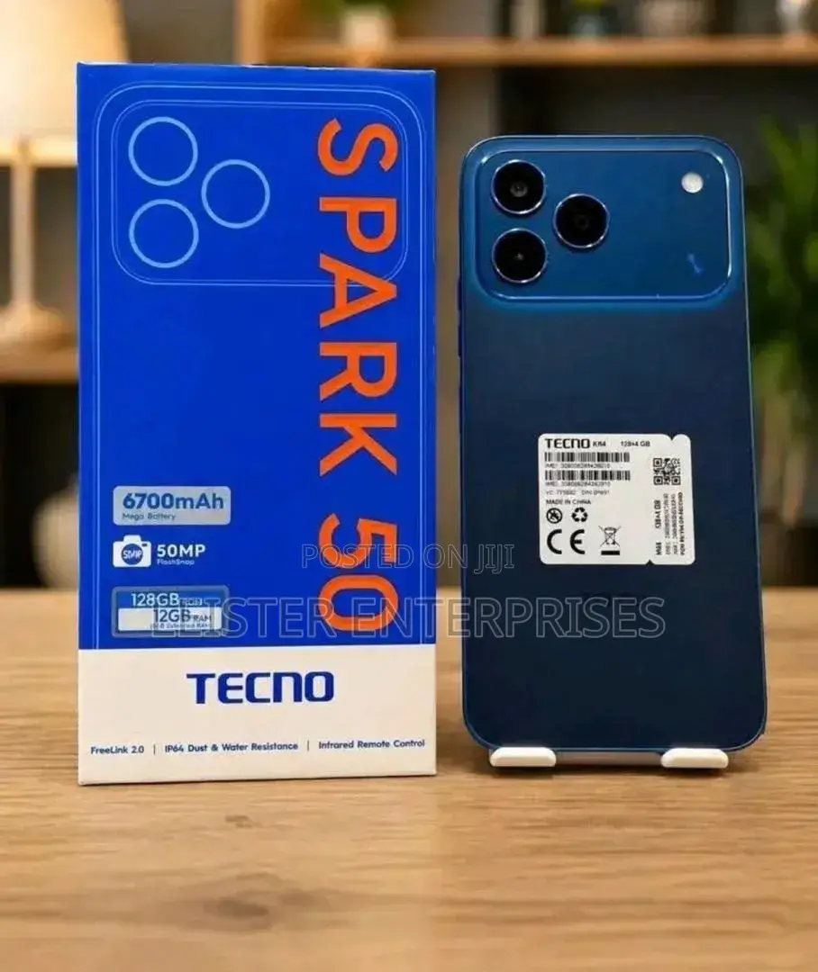 New Tecno Spark 50 128 GB Blue