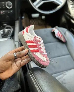 Original Kid’S Adidas Samba X Comme Des Garçon White/Pink Baby Sneaker
