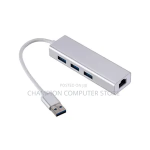 3.0 Usb Hub to Ethernet Adapter and Lanport and 3usb Ports