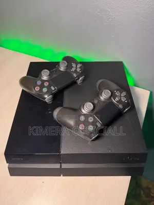 Ps4 Standard Console With Dual Controllers and Popular Games