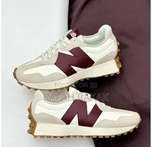 Unisex New Balance 327 Burgundy Sneakers