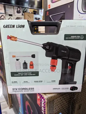 Green Lion 21v Cordless Pressure Wash Gun
