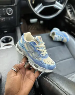 Original Kid’S Blue Asics Gel-Nyc Artic Sky Baby Sneakers