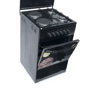 Saachi 4-burner Hybrid Stove Features Two Electric Hotplates