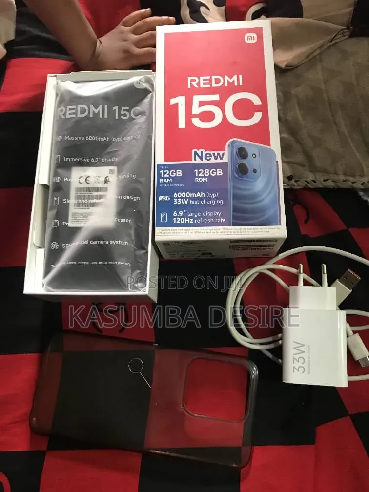 New Xiaomi Redmi 15C 4G 256 GB Black