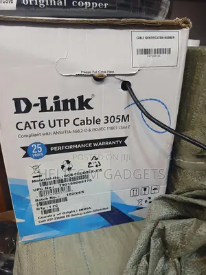 D-Link Cat6 Outdoor Utp Cable / 305 Meters of 23 Awg Cable