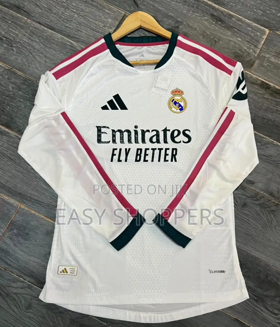 Adidas Real Madrid 2026/27 Home Long-Sleeve Jersey