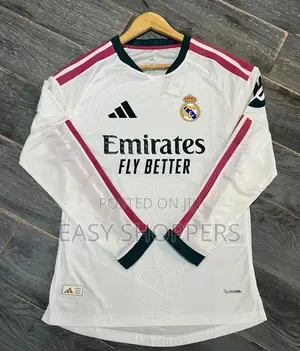 Adidas Real Madrid 2026/27 Home Long-Sleeve Jersey