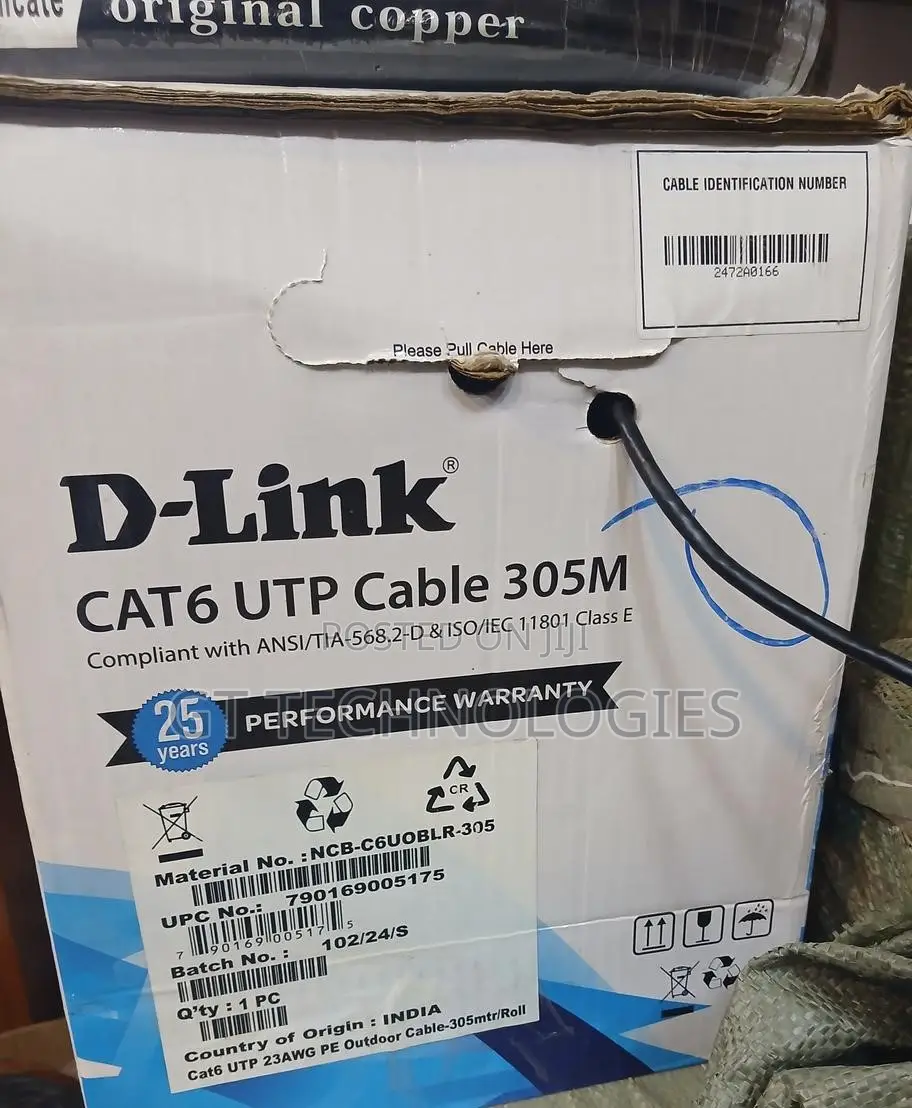 D-Link Cat6 Utp Outdoor Cable