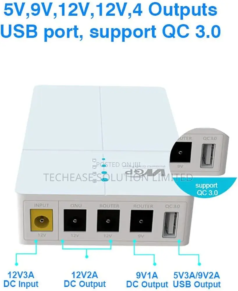 WGP Mini Dc Ups – 6000mah Backup Power Supply