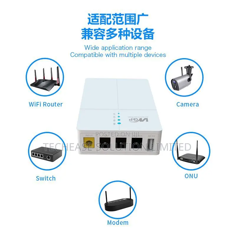 WGP Mini Dc Ups – 6000mah Backup Power Supply