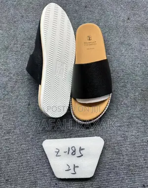 Men’S Classic Brunello Cucinelli Push in Sandals