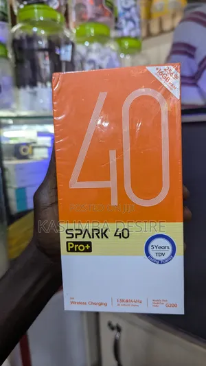 New Tecno Spark 40 Pro+ 256 GB Black