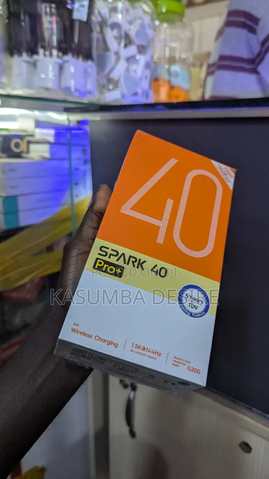 New Tecno Spark 40 Pro+ 128 GB Silver