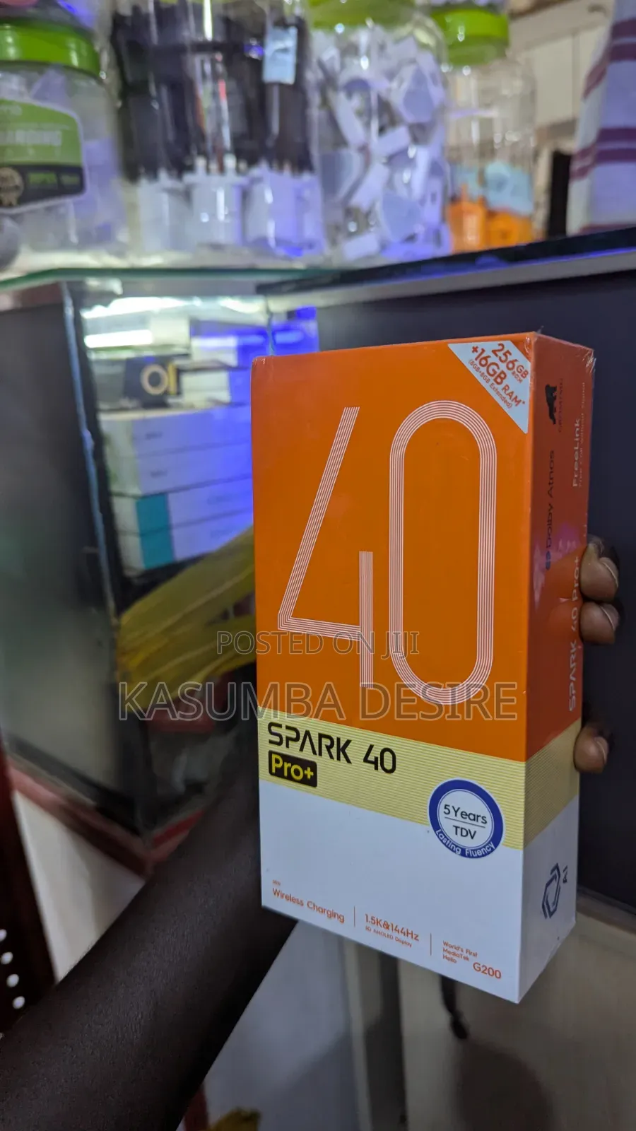 New Tecno Spark 40 Pro+ 256 GB Black