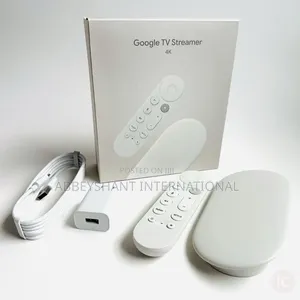 Google Tv Streamer Boxes in a Porcelain White Finish