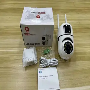New Model Wall Mounted V380 Dual Lens Wifi Bulb PTZ Camera