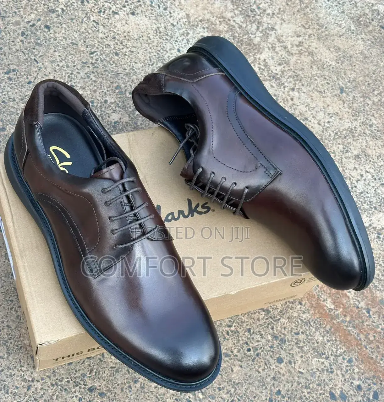 Plain Toe Oxford Office Shoes for Men