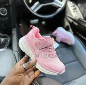 Classic Pink/White Lotto Kid’S Running Sneakers