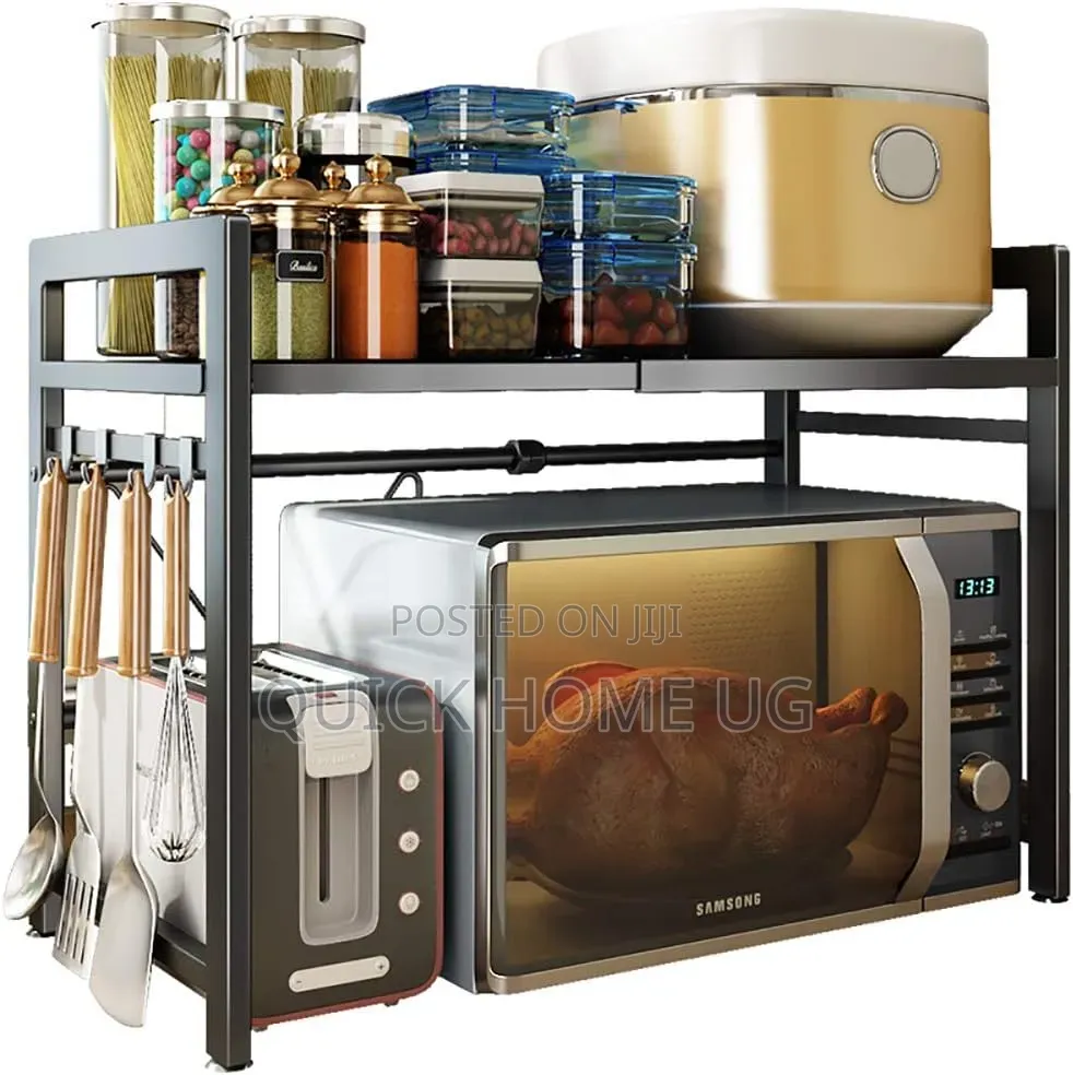 Extendable Microwave Oven Rack,Adjustable Microwave Rack