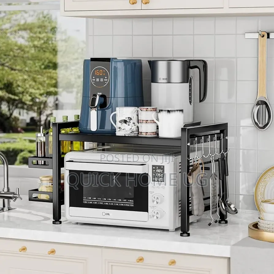 Extendable Microwave Oven Rack,Adjustable Microwave Rack