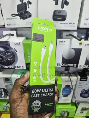 Oraimo Type-C to Type-C Cable 60w 1.5m