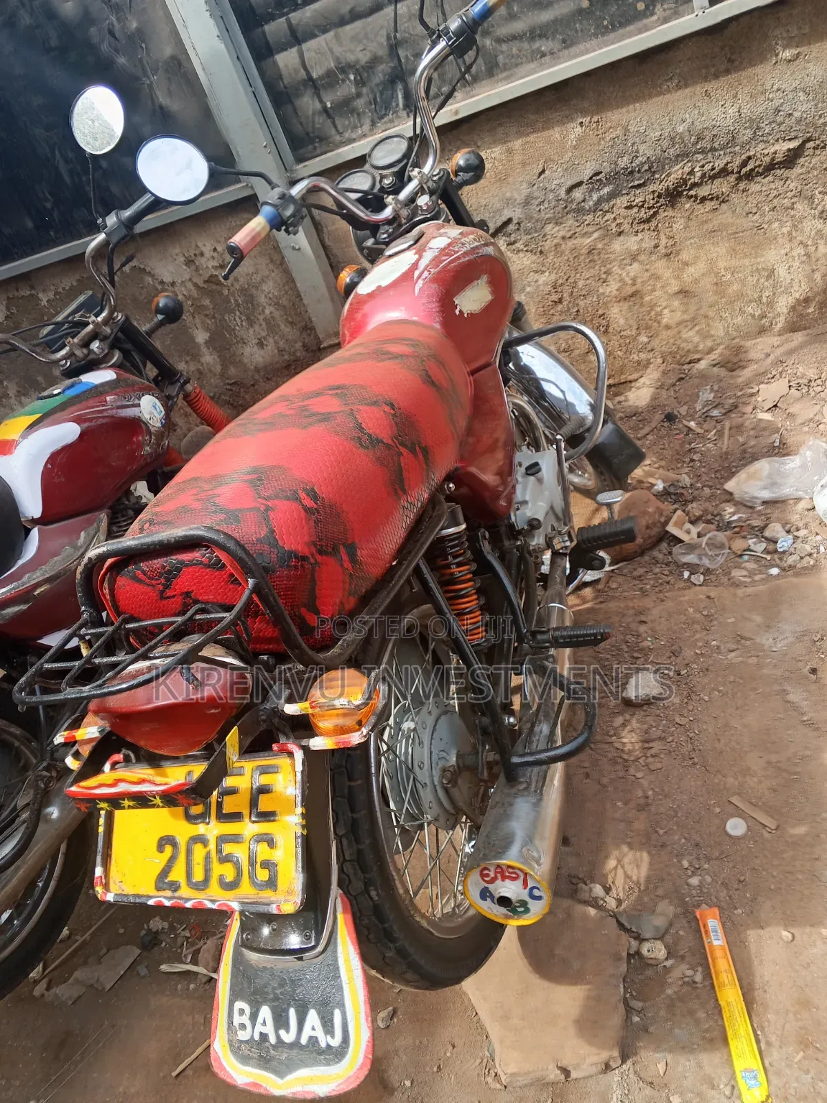 Bajaj Boxer 100 2017 Red