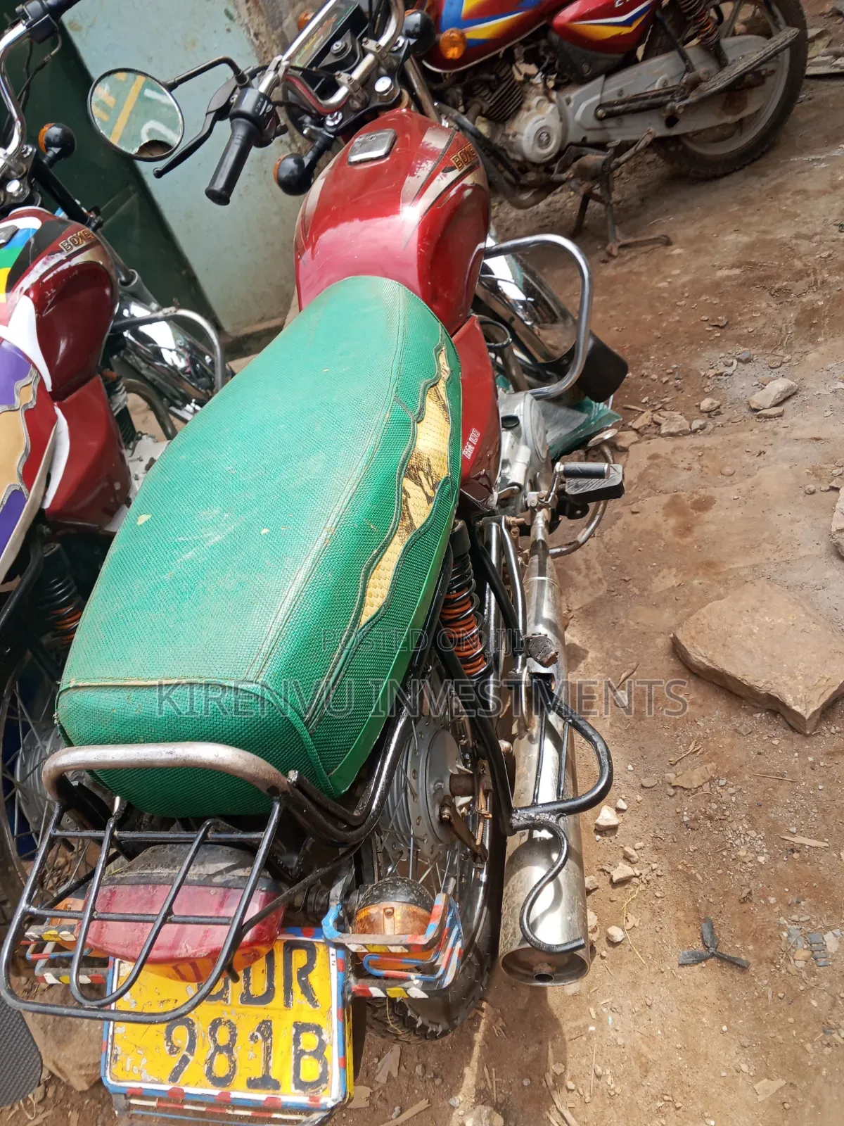 Bajaj Boxer 100 2017 Red